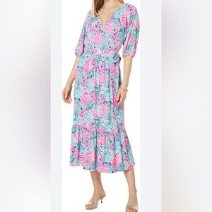 Lilly Pulitzer Brantley midi wrap dress